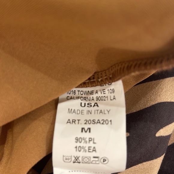 The Porter Collective Animal Print Long Jacket Size Medium - Picture 6 of 10